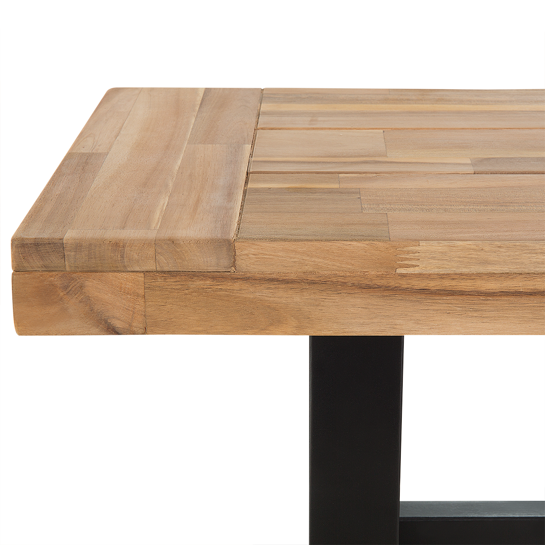 Gartenmöbel Set 6-Sitzer SCANIA Akazienholz Schwarz