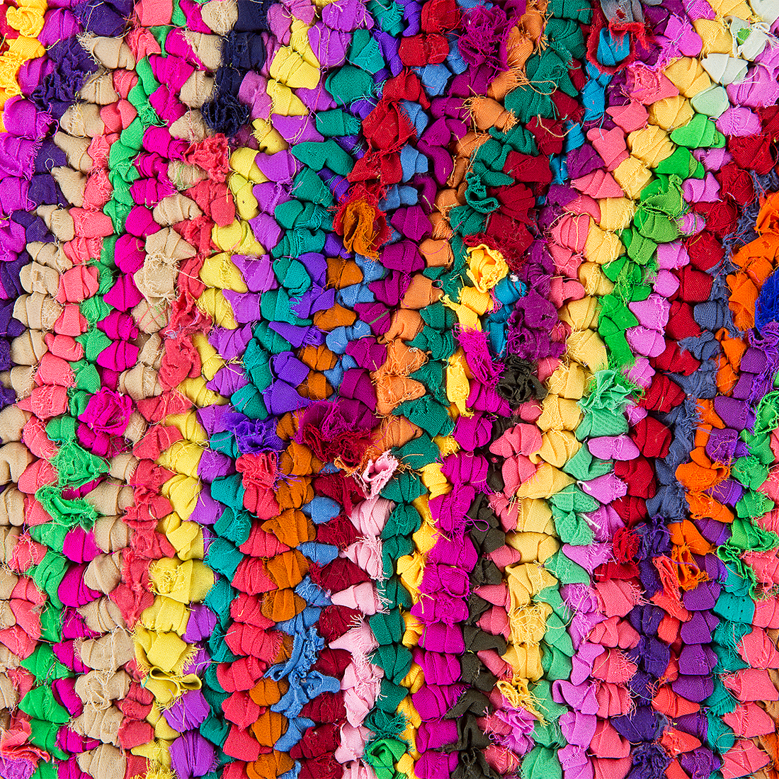 Teppich bunt 80 x 150 cm Shaggy MALATYA