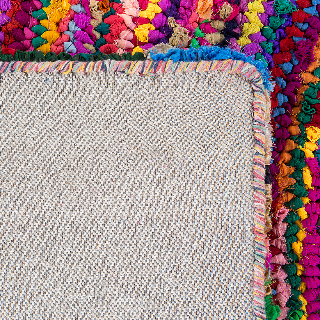 Teppich bunt 80 x 150 cm Shaggy MALATYA