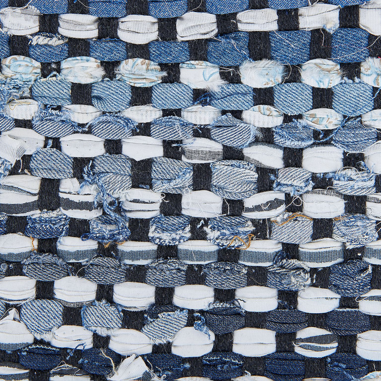 Teppich Baumwolle bunt 80 x 150 cm Kurzflor ALANYA