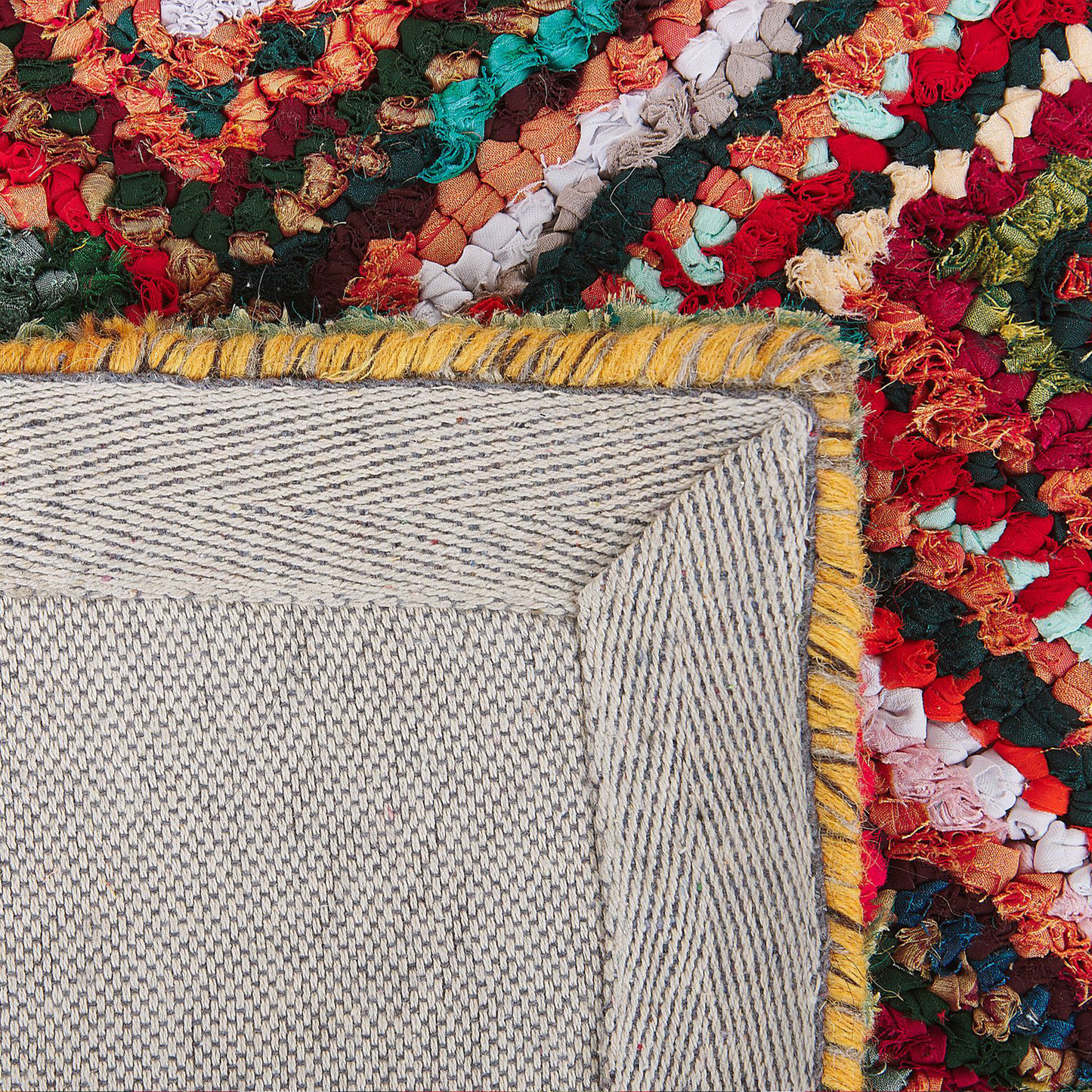 Teppich bunt 80 x 150 cm Shaggy KAISERI