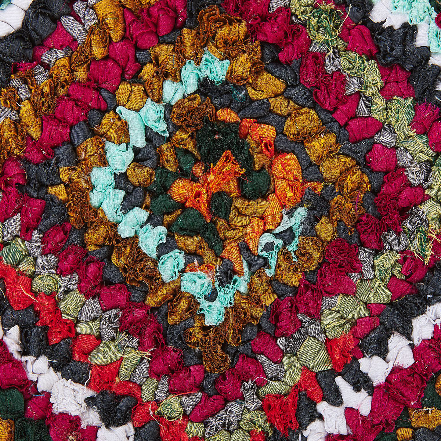 Teppich bunt 140 x 200 cm Shaggy KAISERI