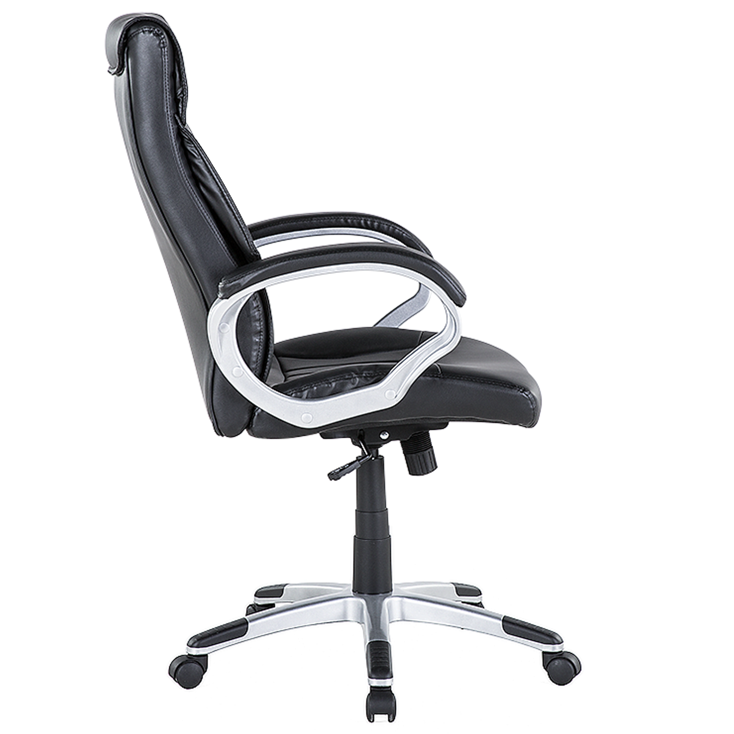 Chefsessel drehbar TRIUMPH Kunstleder Schwarz