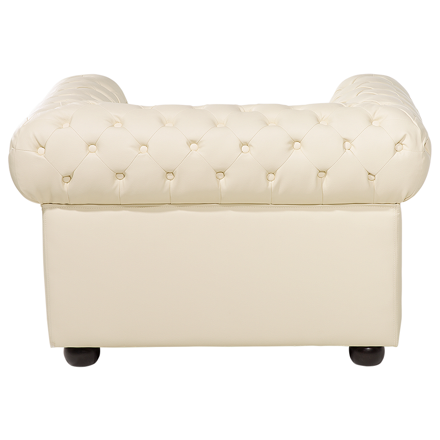 Sessel CHESTERFIELD Echtleder Beige