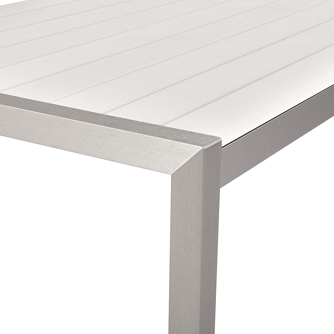 Gartenmöbel Set 6-Sitzer VERNIO Weiss