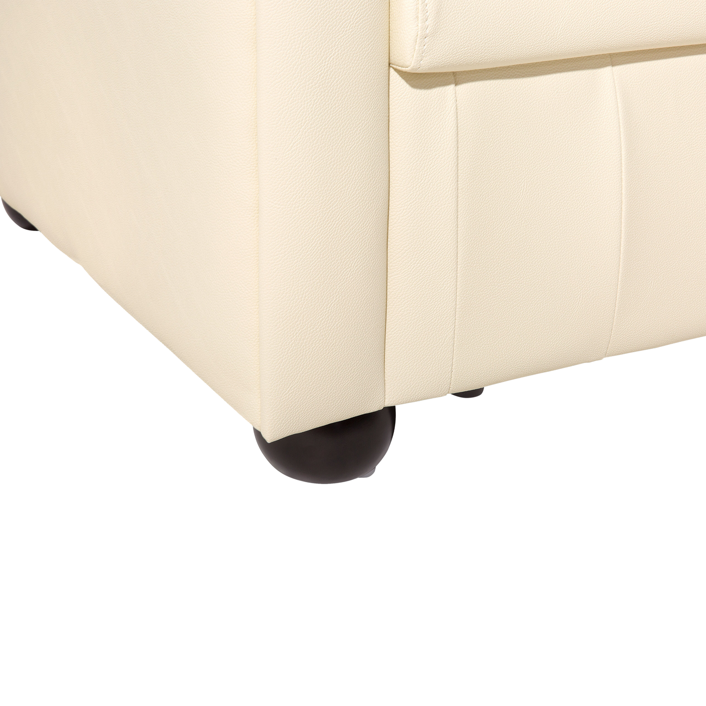 Sofa Leder creme CHESTERFIELD