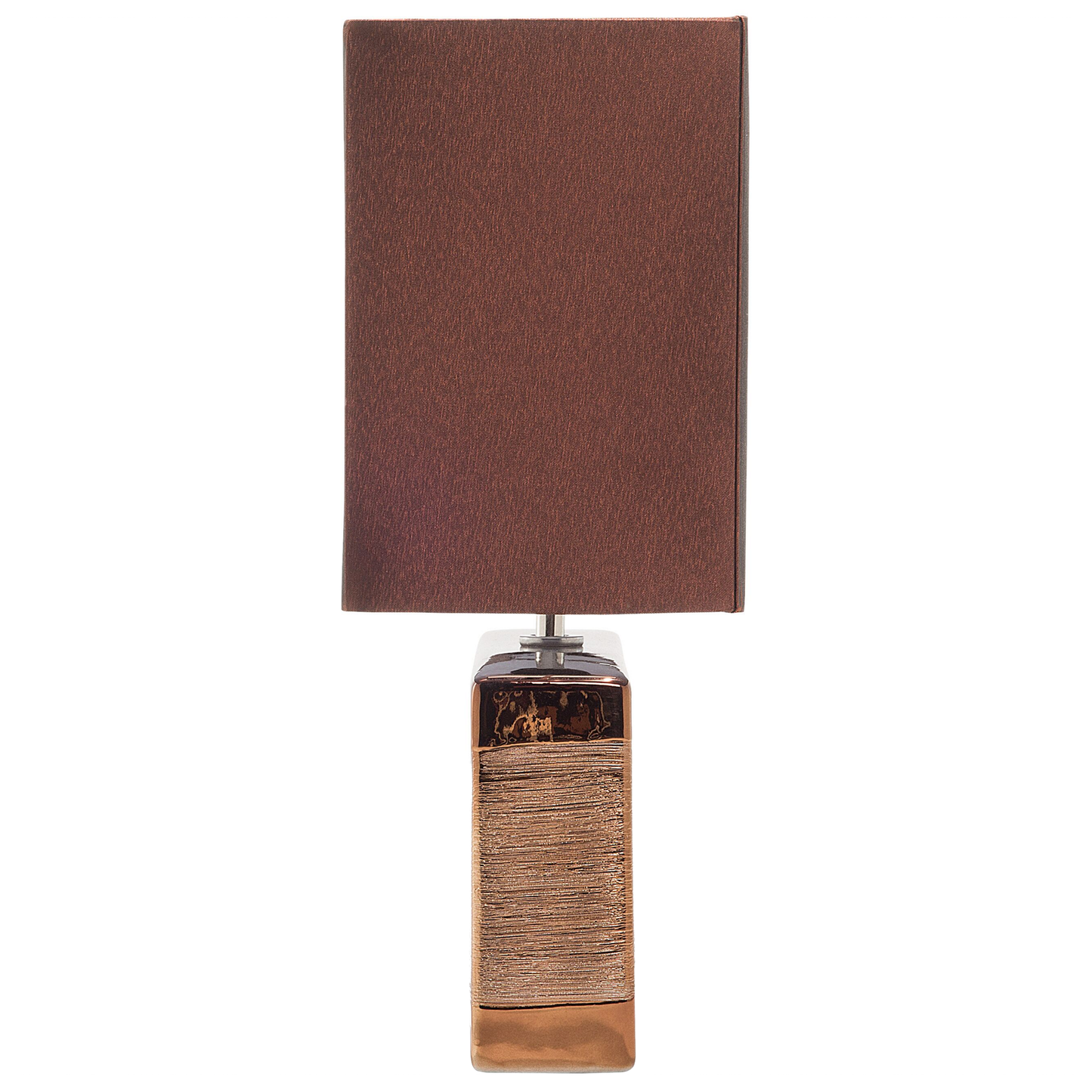 Tischleuchte ONYX Porzellan Braun