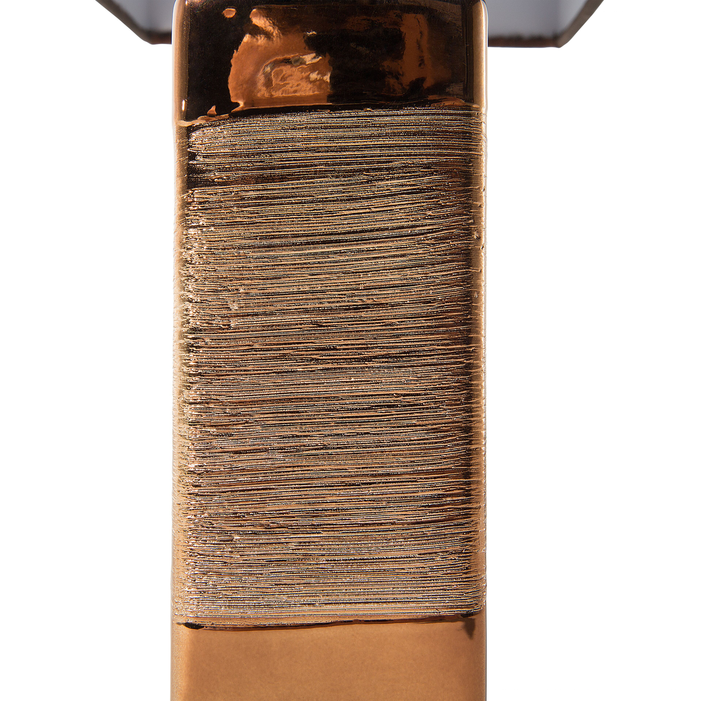 Tischleuchte ONYX Porzellan Braun