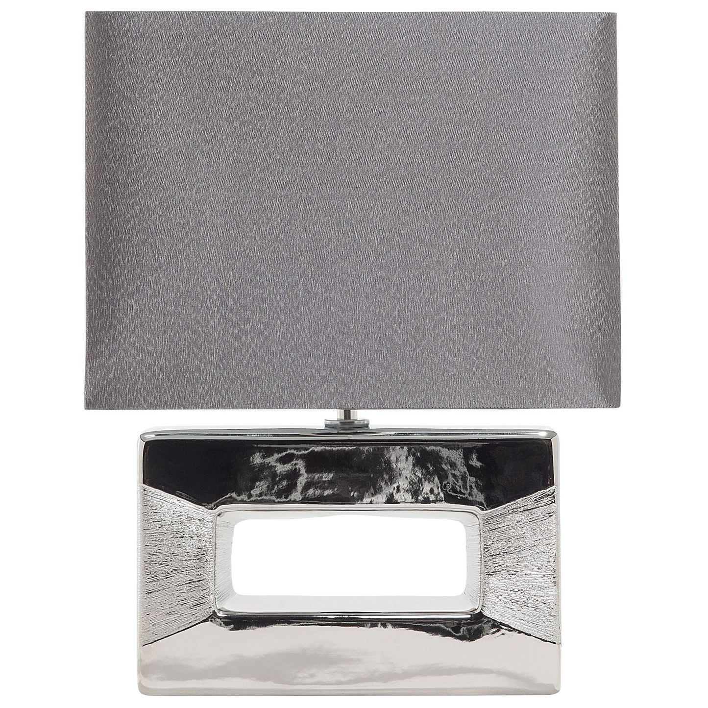 Tischleuchte ONYX Porzellan Grau