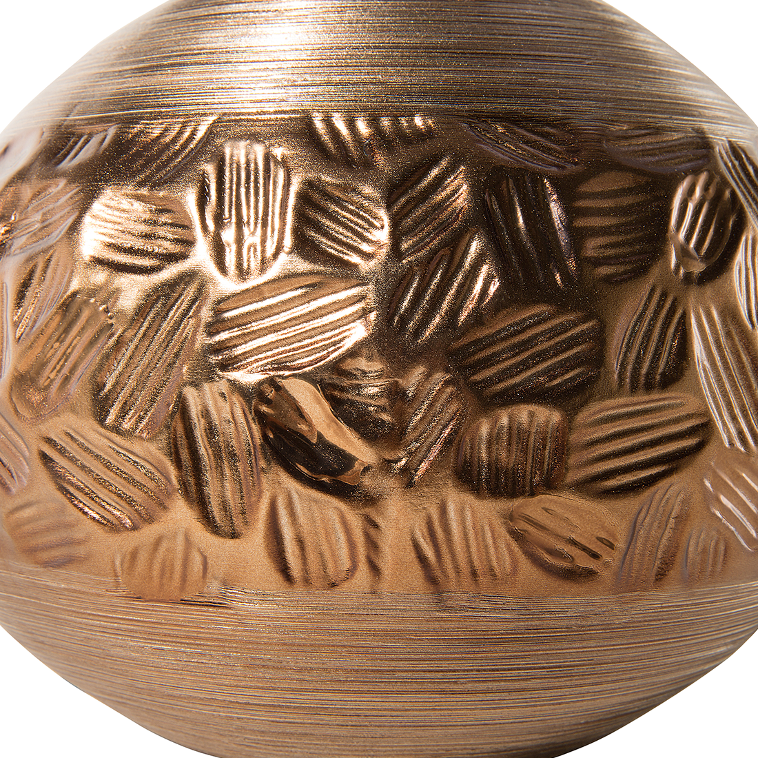 Tischleuchte YAKIMA Porzellan Braun