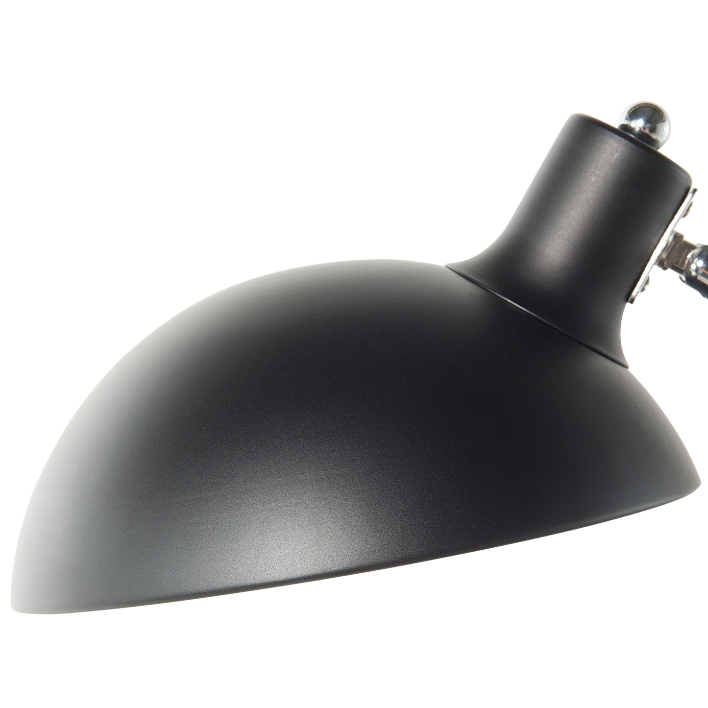 Schreibtischlampe MERAMEC verstellbar Metall Schwarz