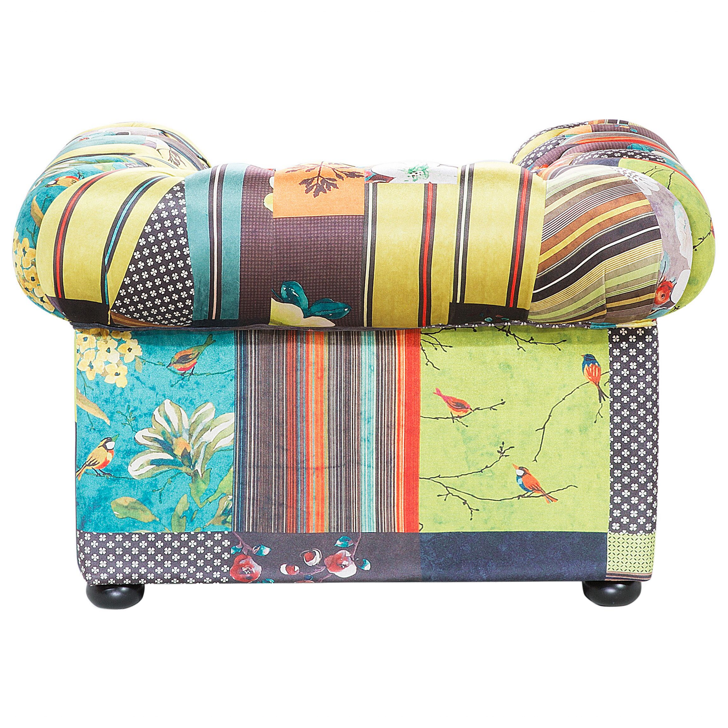 Sessel CHESTERFIELD Stoff Hellgrün