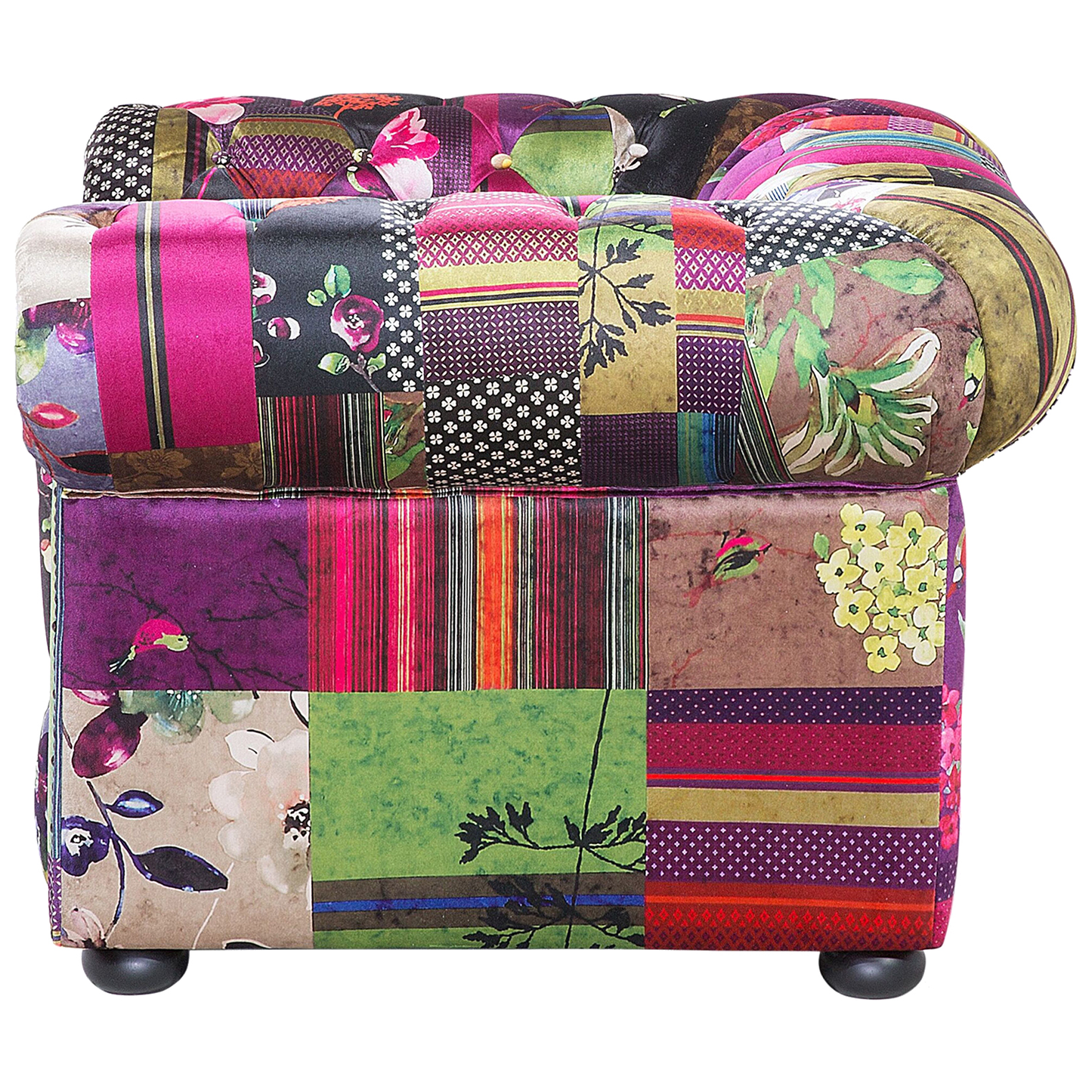 Sessel CHESTERFIELD Stoff Violett