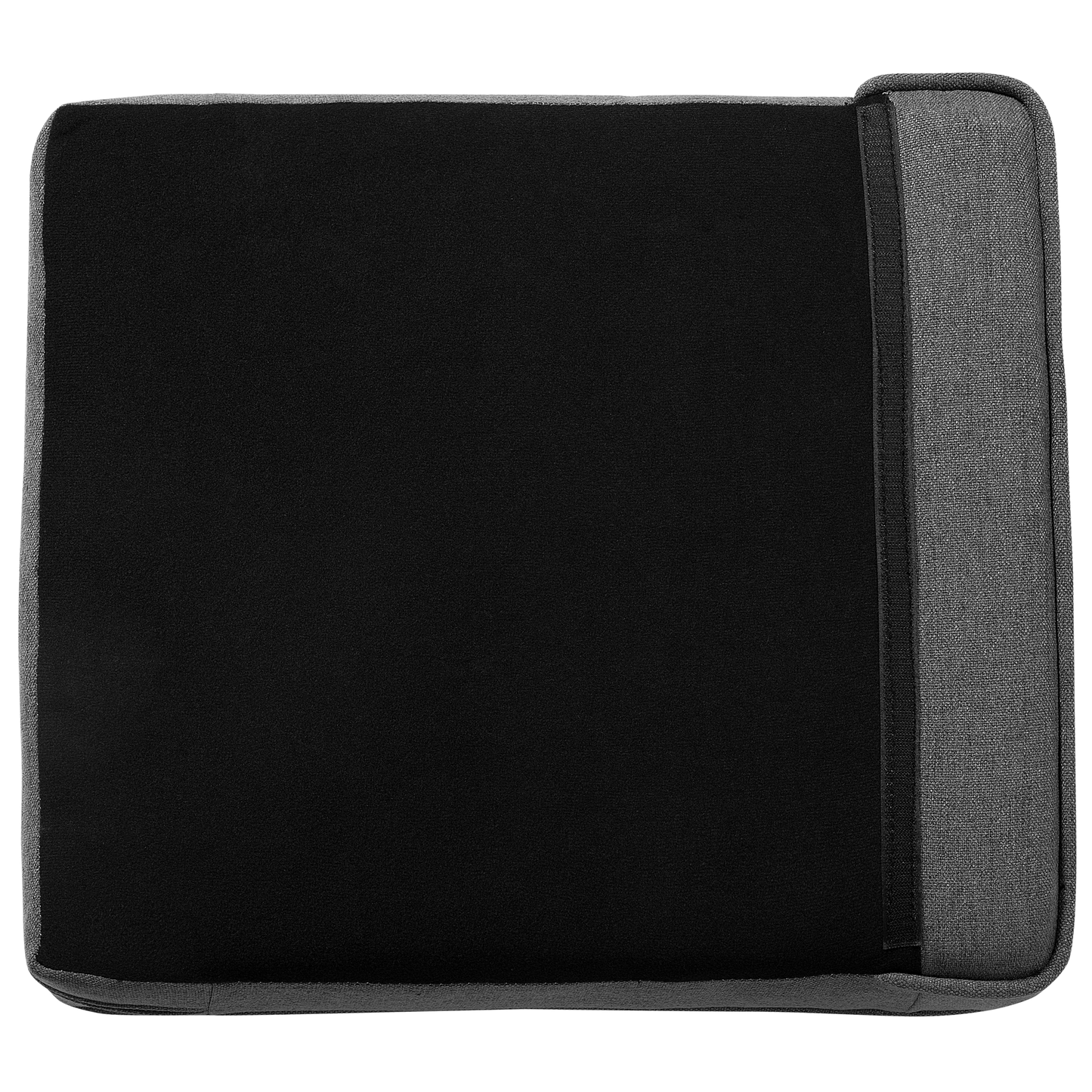 3-Sitzer Sofa grau / dunkelbraun CHESTERFIELD