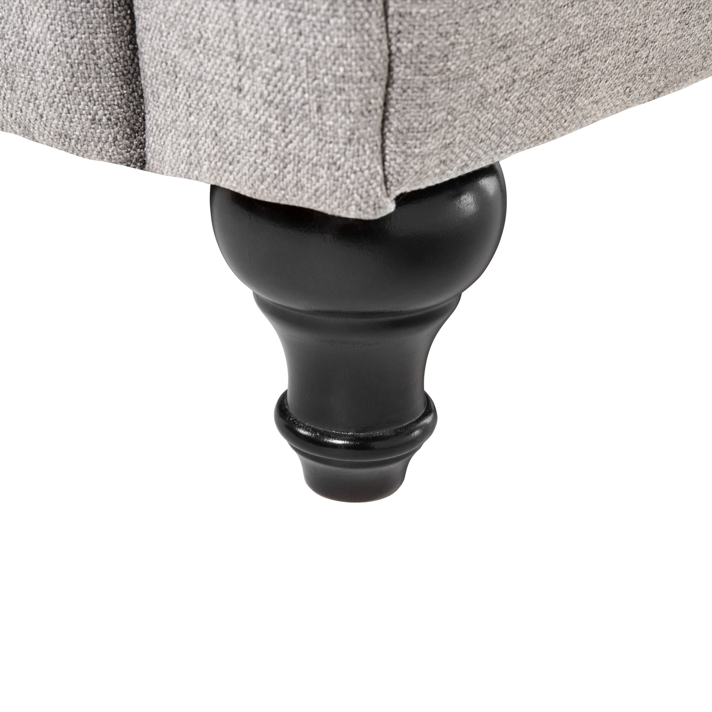 Sessel CHESTERFIELD Stoff Hellgrau