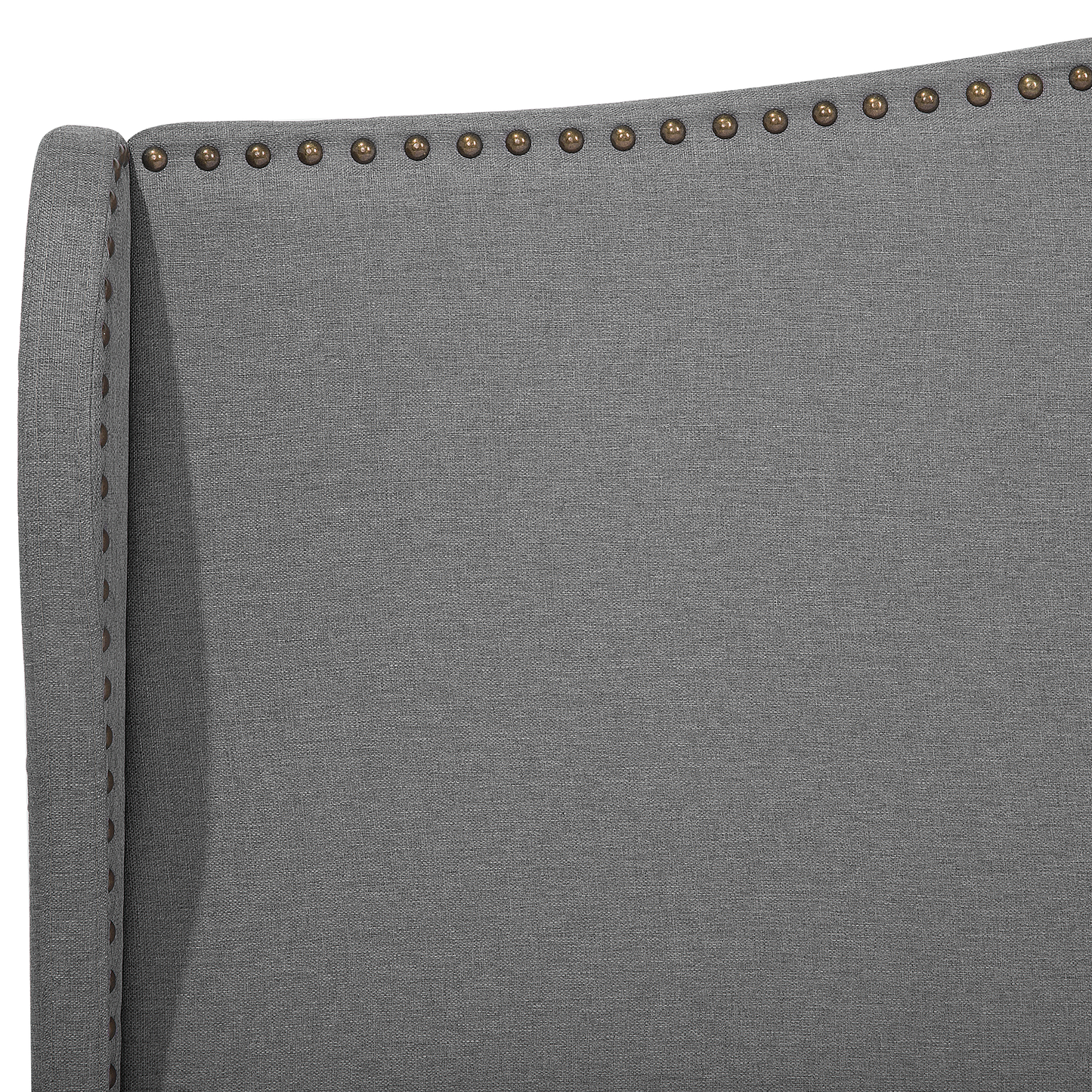 Bett mit Lattenrost Stoff COLMAR 160 x 200 cm Grau