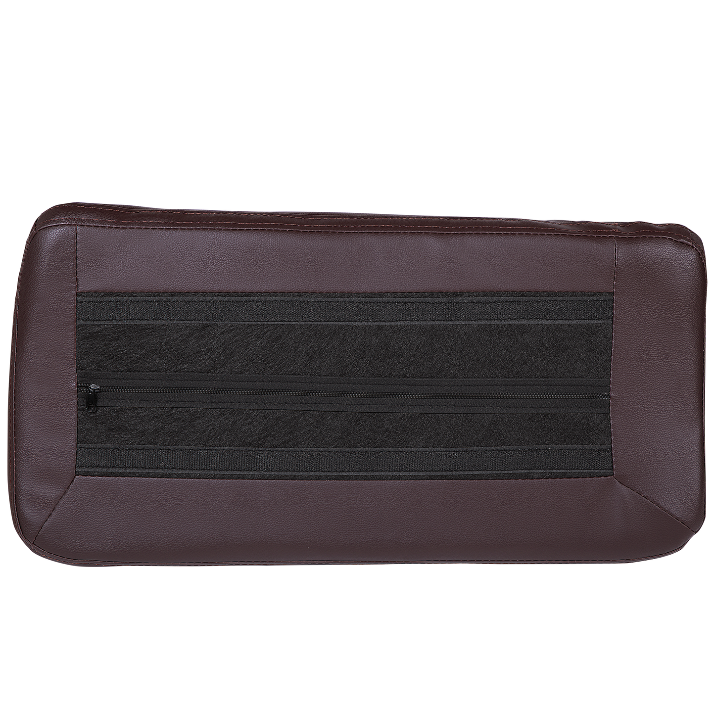 2-Sitzer Sofa Kunstleder dunkelbraun VOGAR