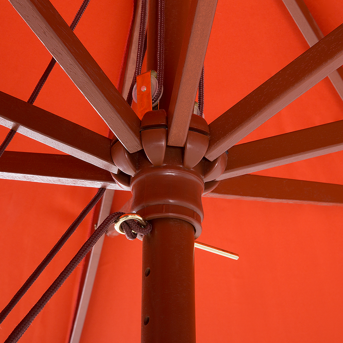 Marktschirm 270 cm TOSCANA Rot