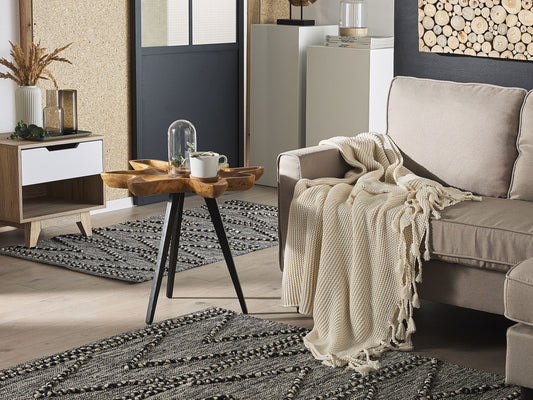 Beistelltisch Teakholz hellbraun ELSA