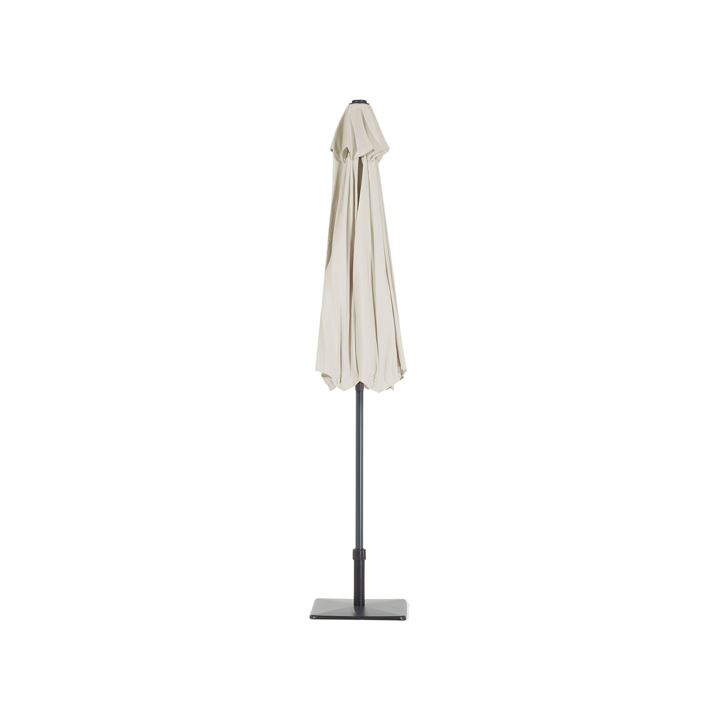 Sonnenschirm LED-Beleuchtung ⌀ 266 cm beige RAPALLO