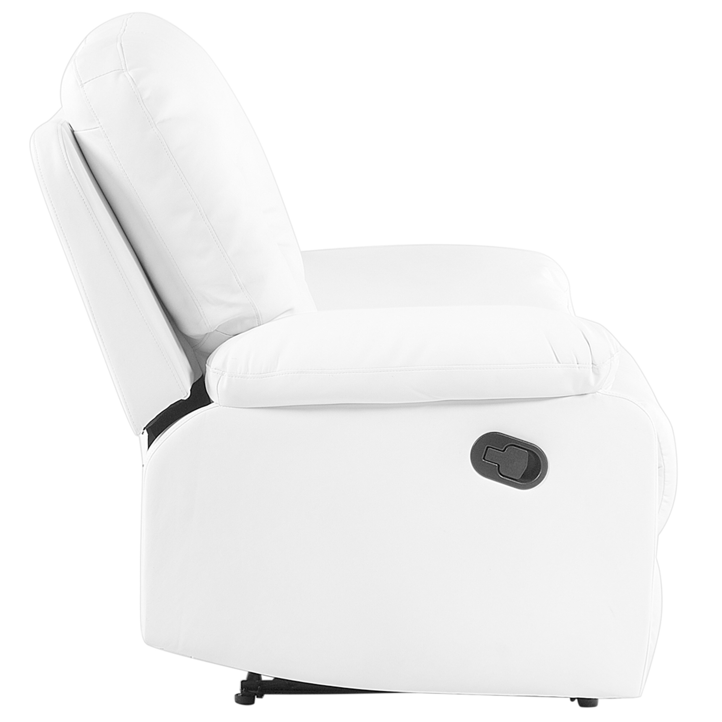 Sofa Set Kunstleder weiss 6-Sitzer verstellbar BERGEN
