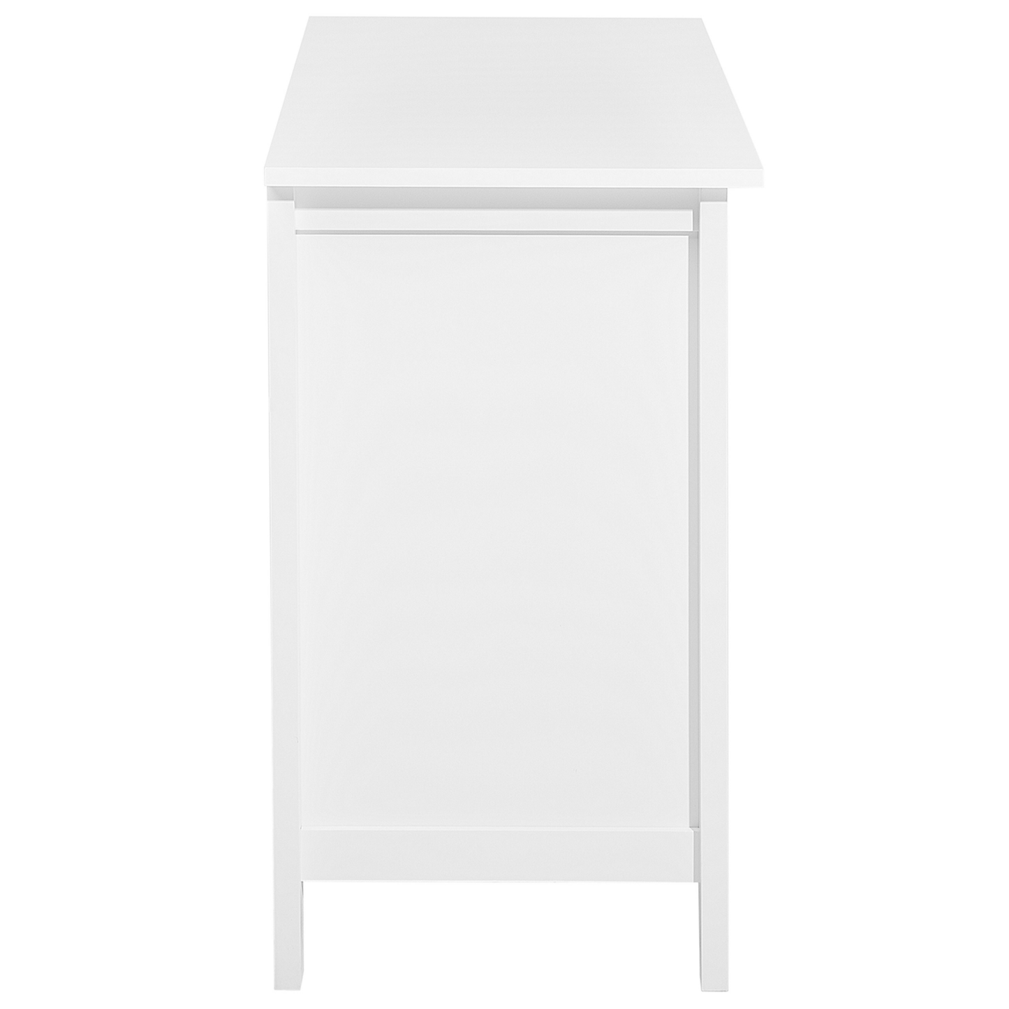 Kommode mit 3 Schubladen TORRANCE 80 cm Weiss