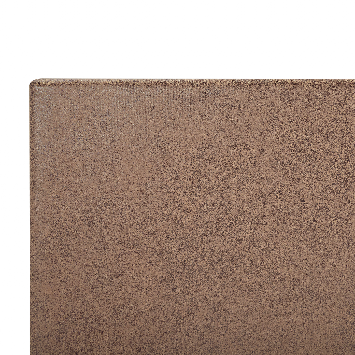 Boxspringbett Kunstleder PRESIDENT 180 x 200 cm Braun