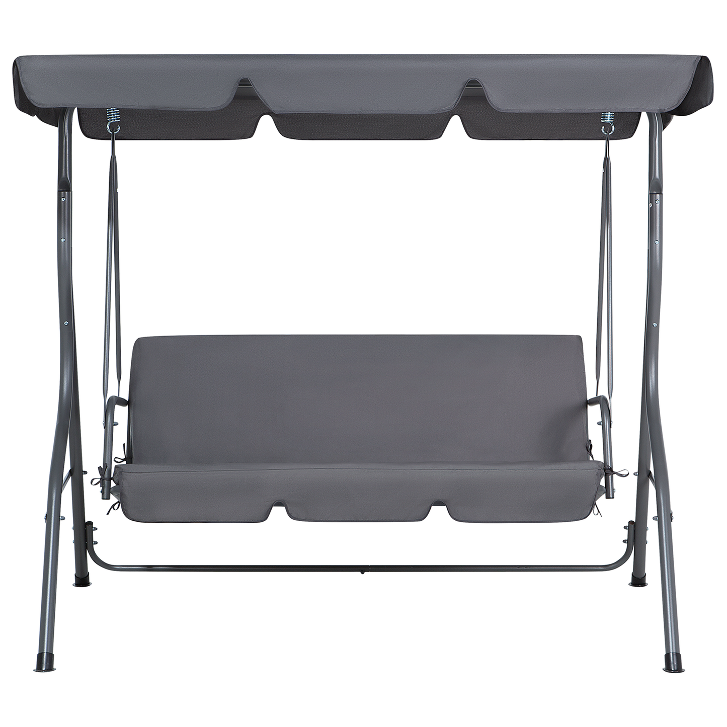 Hollywoodschaukel CHAPLIN Metall Dunkelgrau