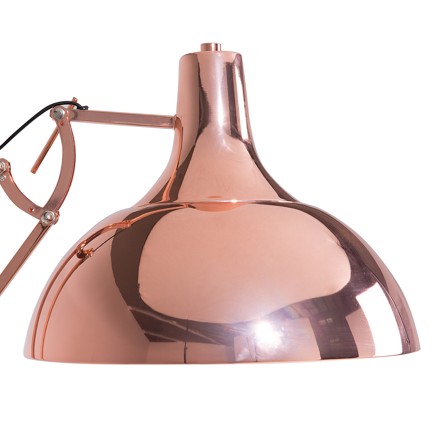 Stehlampe kupfer 175 cm Glockenform PARANA