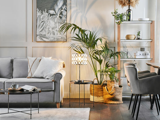 Tischleuchte TENNA Kristall Silber