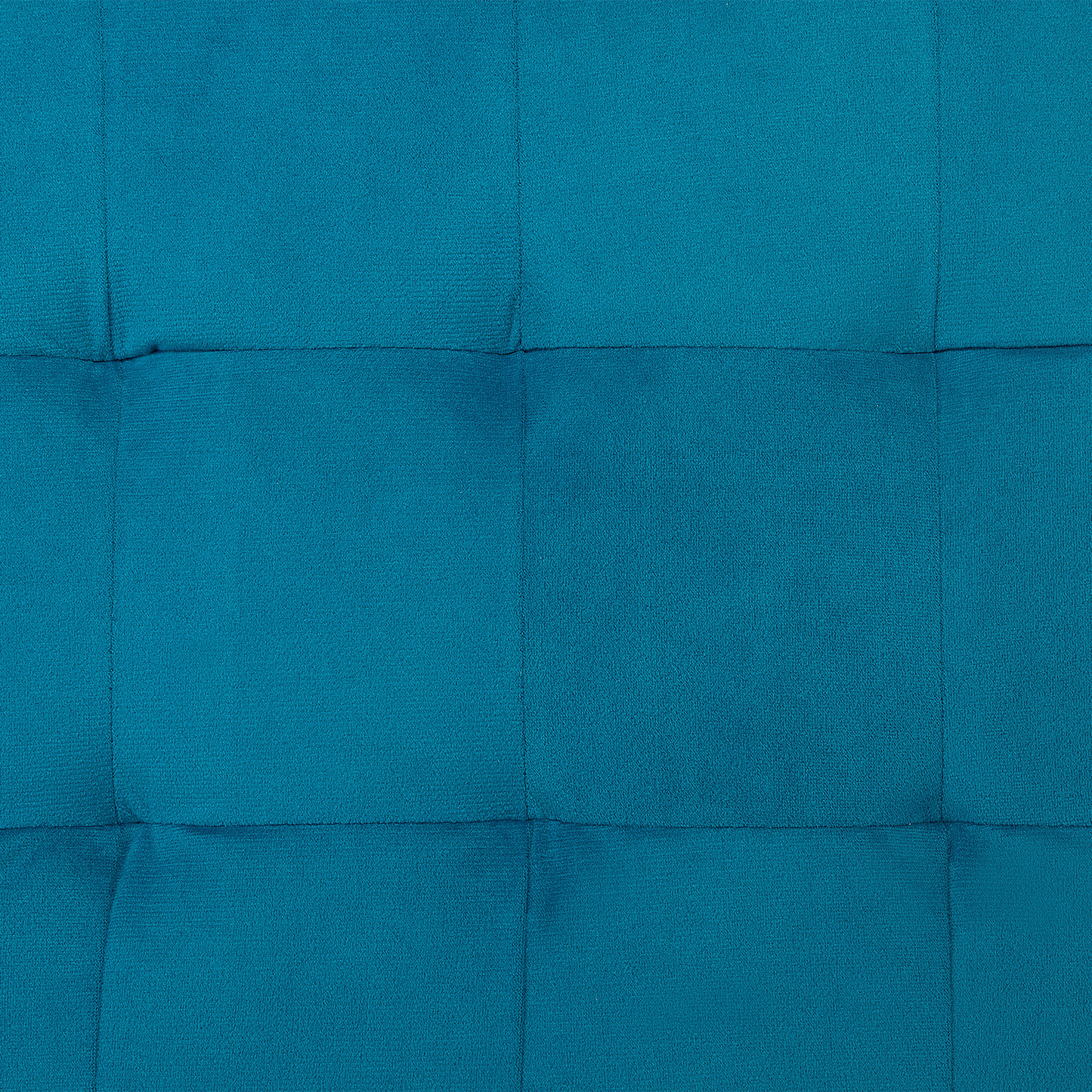 Aufbewahrungshocker MICHIGAN Samtstoff 72 cm 42 cm Seeblau