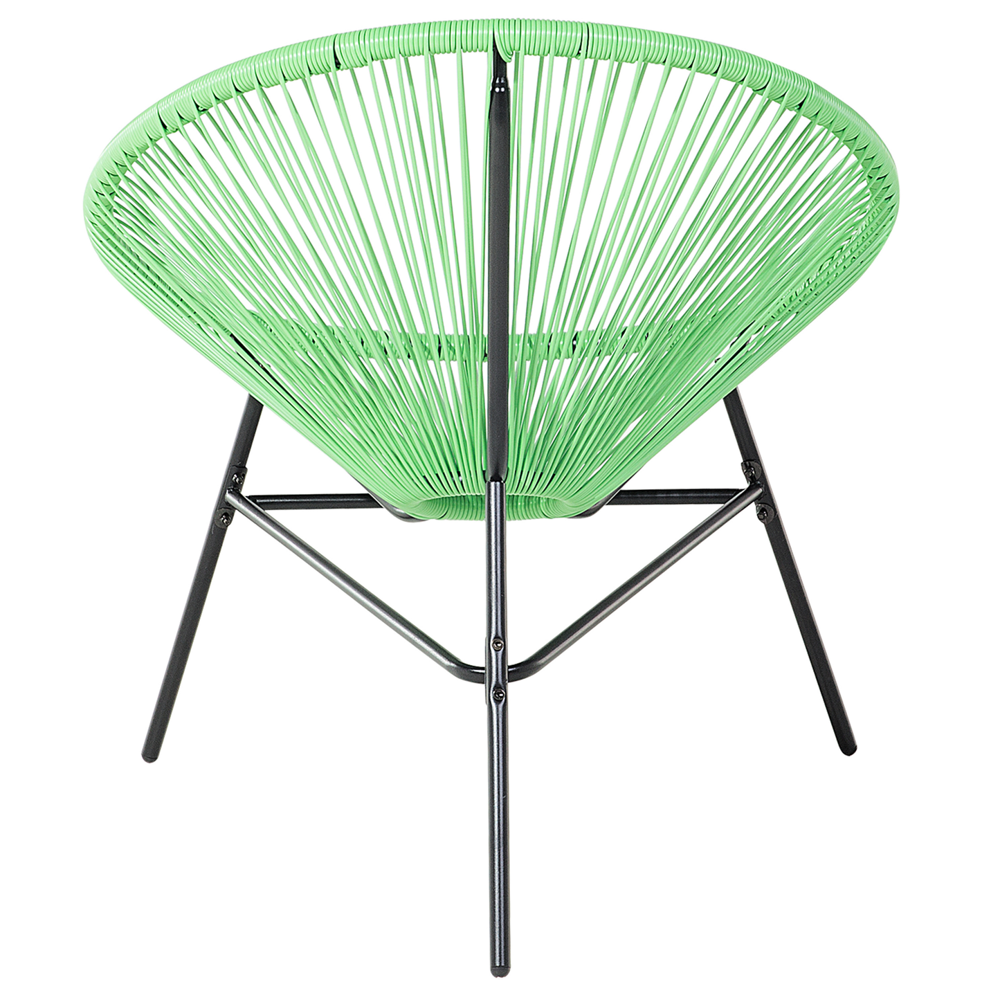 Rattanstuhl Kunststoff grün ø 76 cm ACAPULCO