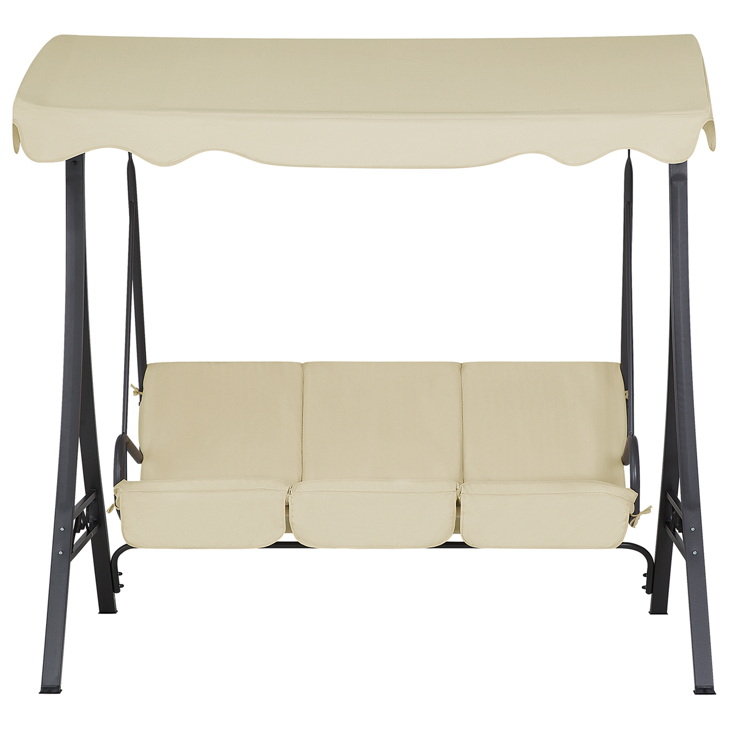 Hollywoodschaukel GARBO Metall Beige