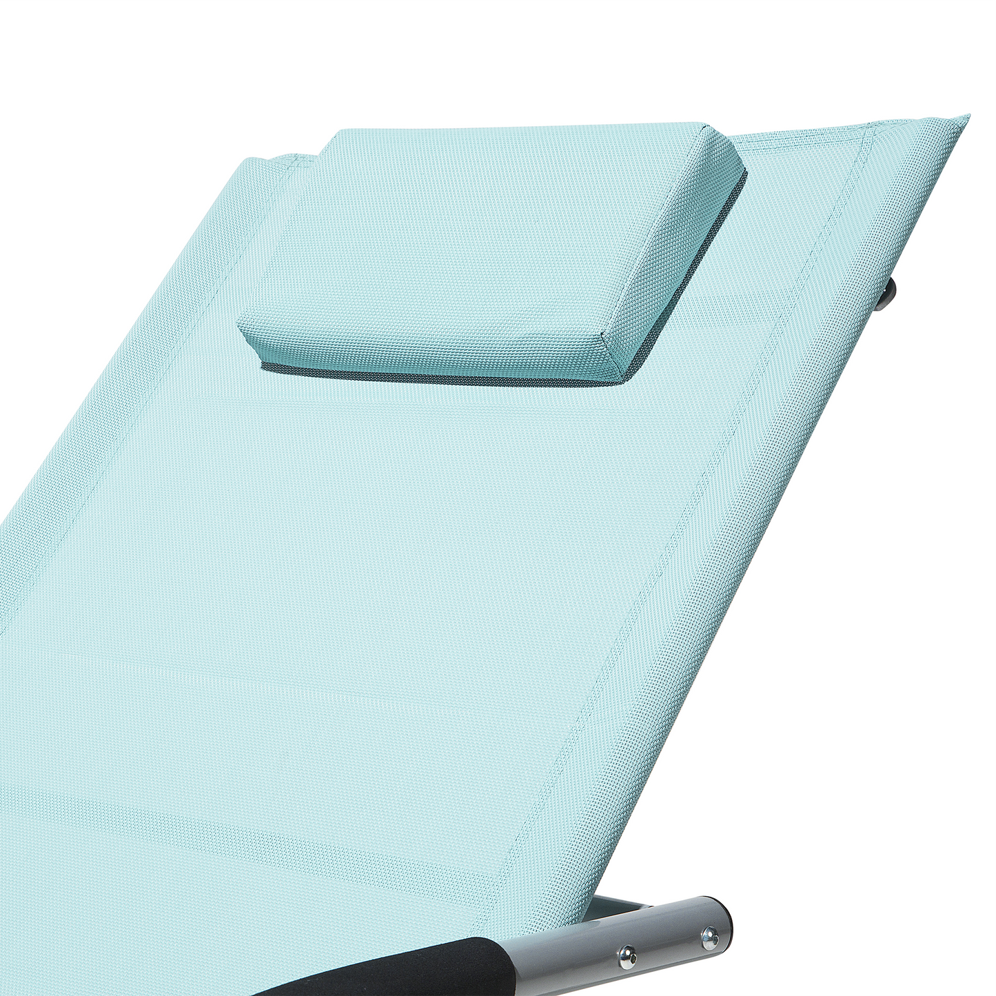 Gartenliege mintgrün Textil Schaukelfunktion CARANO