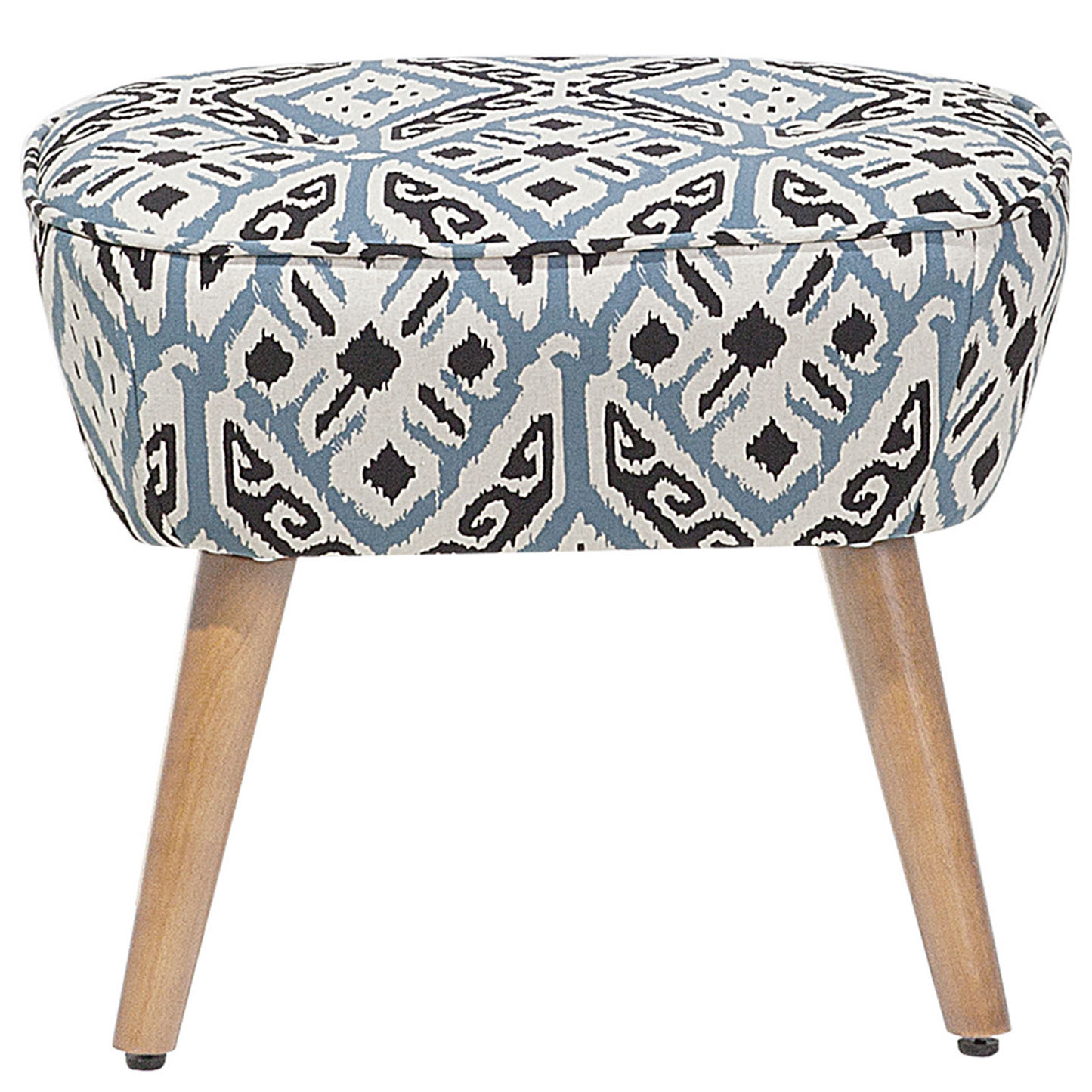 Sessel TUMBA mit Fussstütze Stoff Bunt