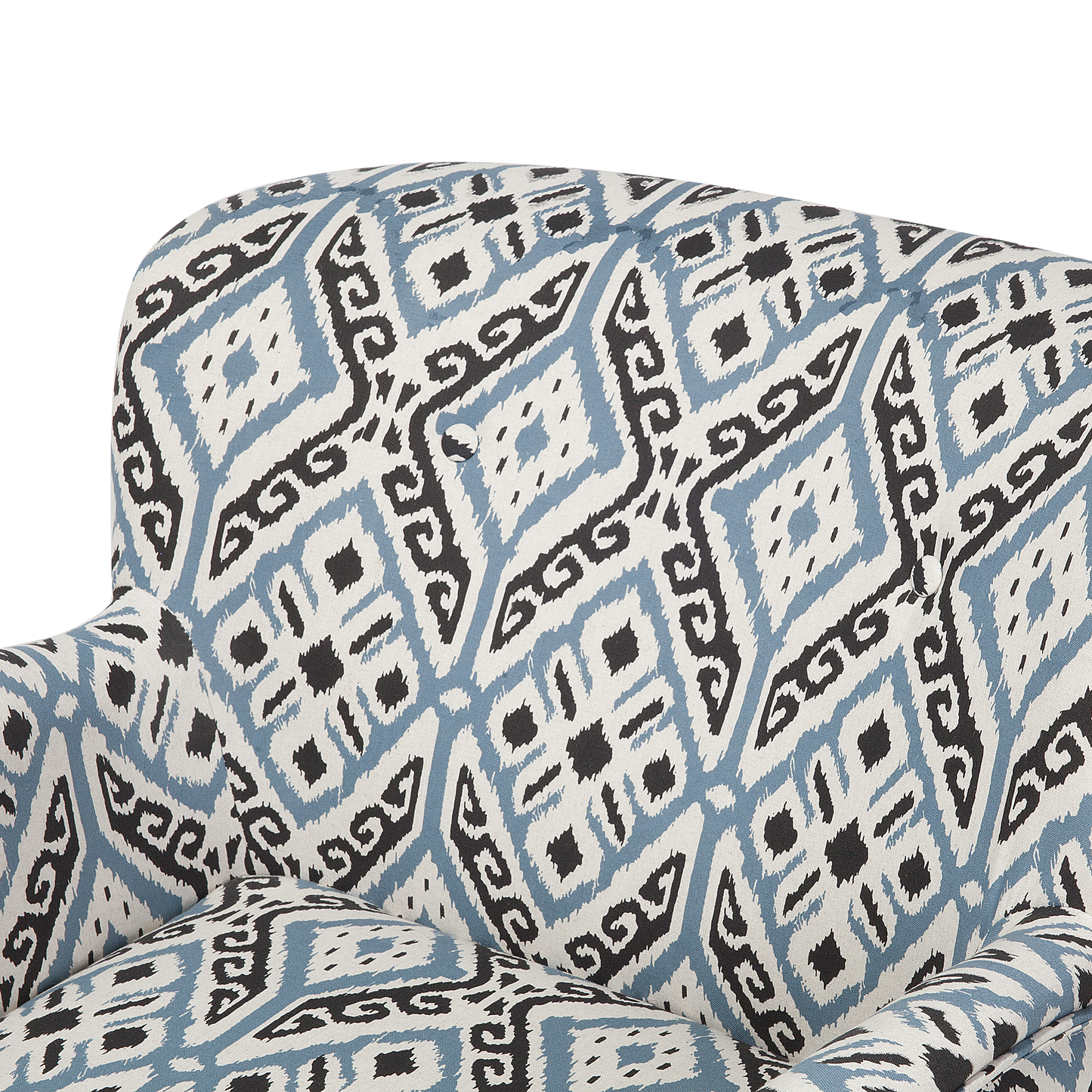 Sessel TUMBA mit Fussstütze Stoff Bunt