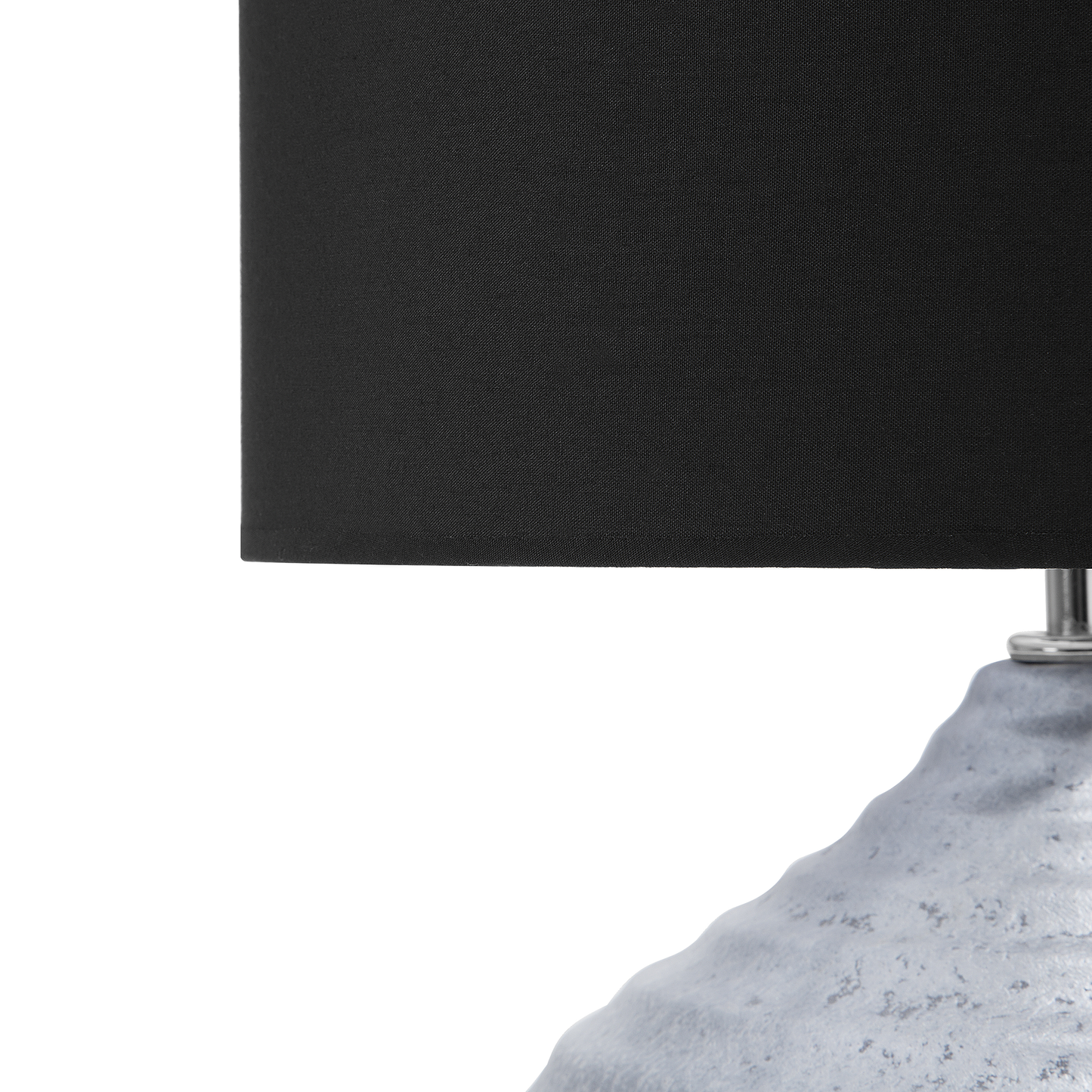 Tischleuchte KUBAN Keramik Silber