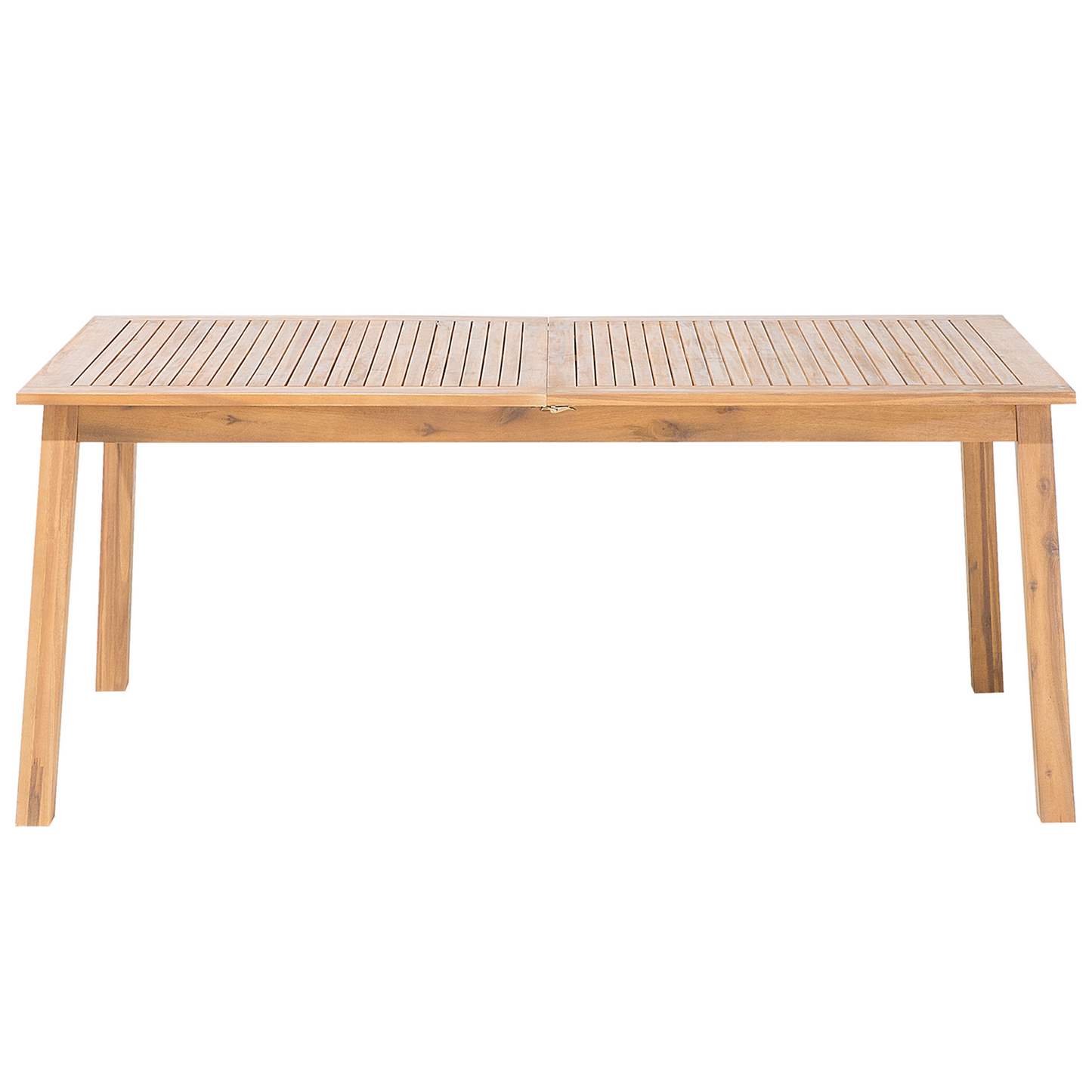 Ausziehbarer Gartentisch CESANA 180/240 cm 100 cm Akazienholz Hellbraun