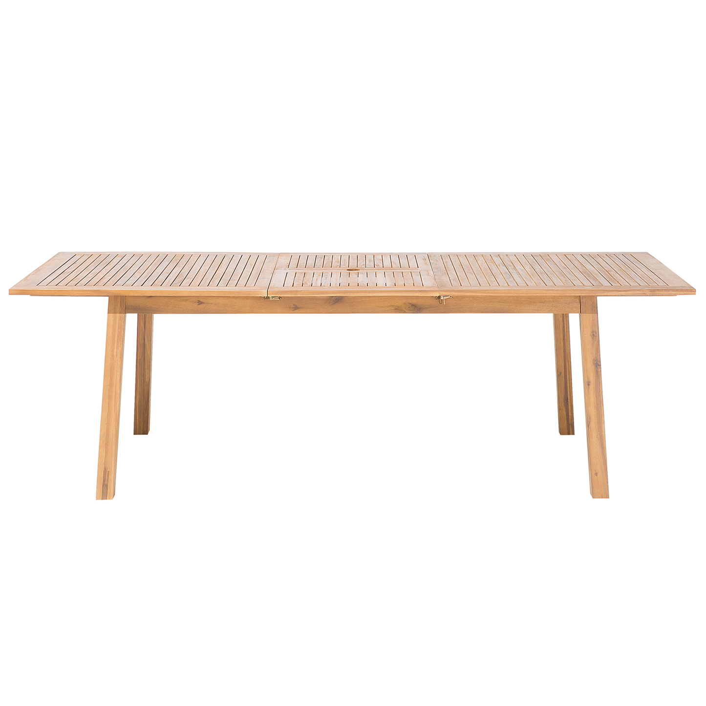 Ausziehbarer Gartentisch CESANA 180/240 cm 100 cm Akazienholz Hellbraun
