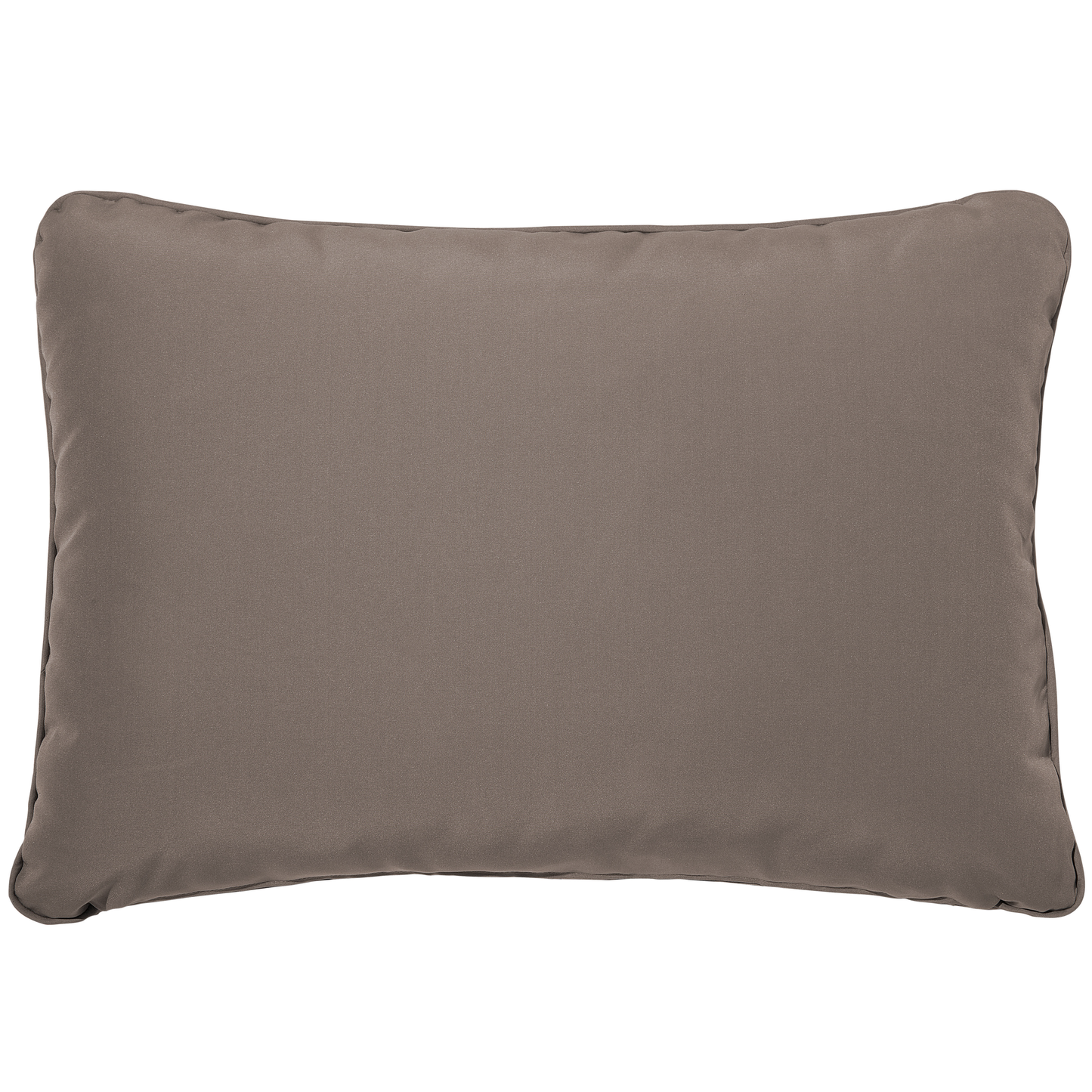 Gartenbank mit Auflage PORTICI 210 cm Eukalyptusholz Dunkelbraun / Taupe