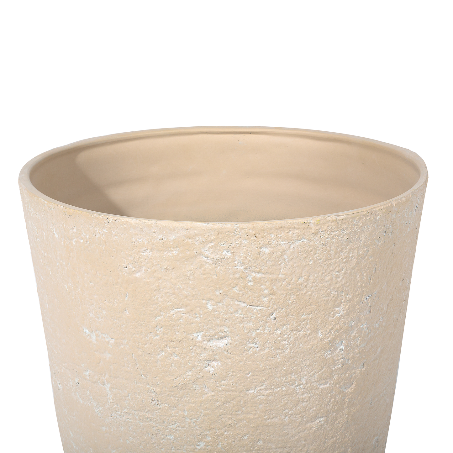 Blumenkübel CAMIA Stein 51 cm Beige