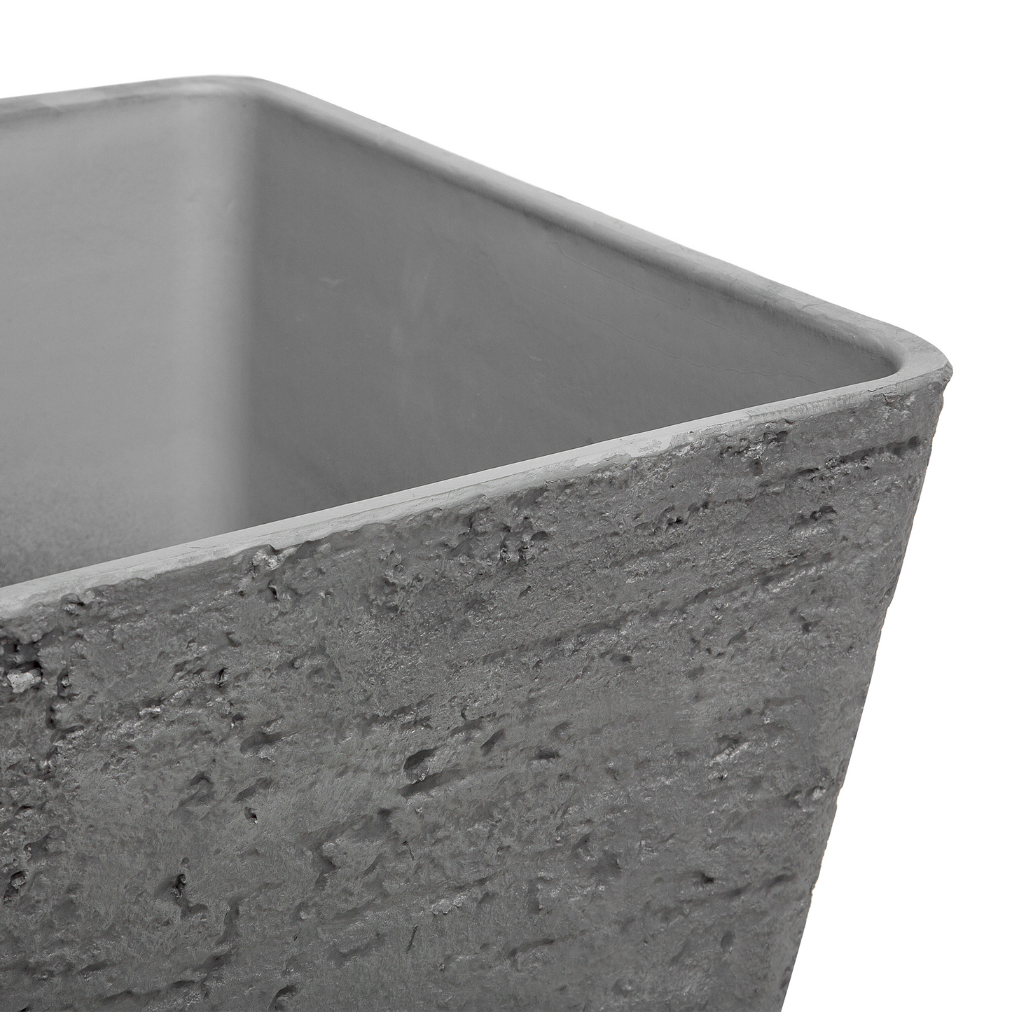Blumentopf dunkelgrau quadratisch 39 x 39 x 43 cm DELOS