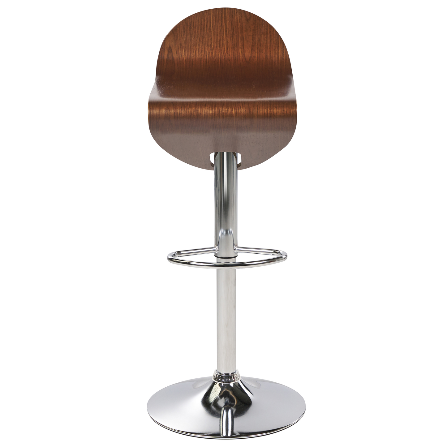 Barhocker 2er Set Dunkler Holzfarbton LIVERPOOL