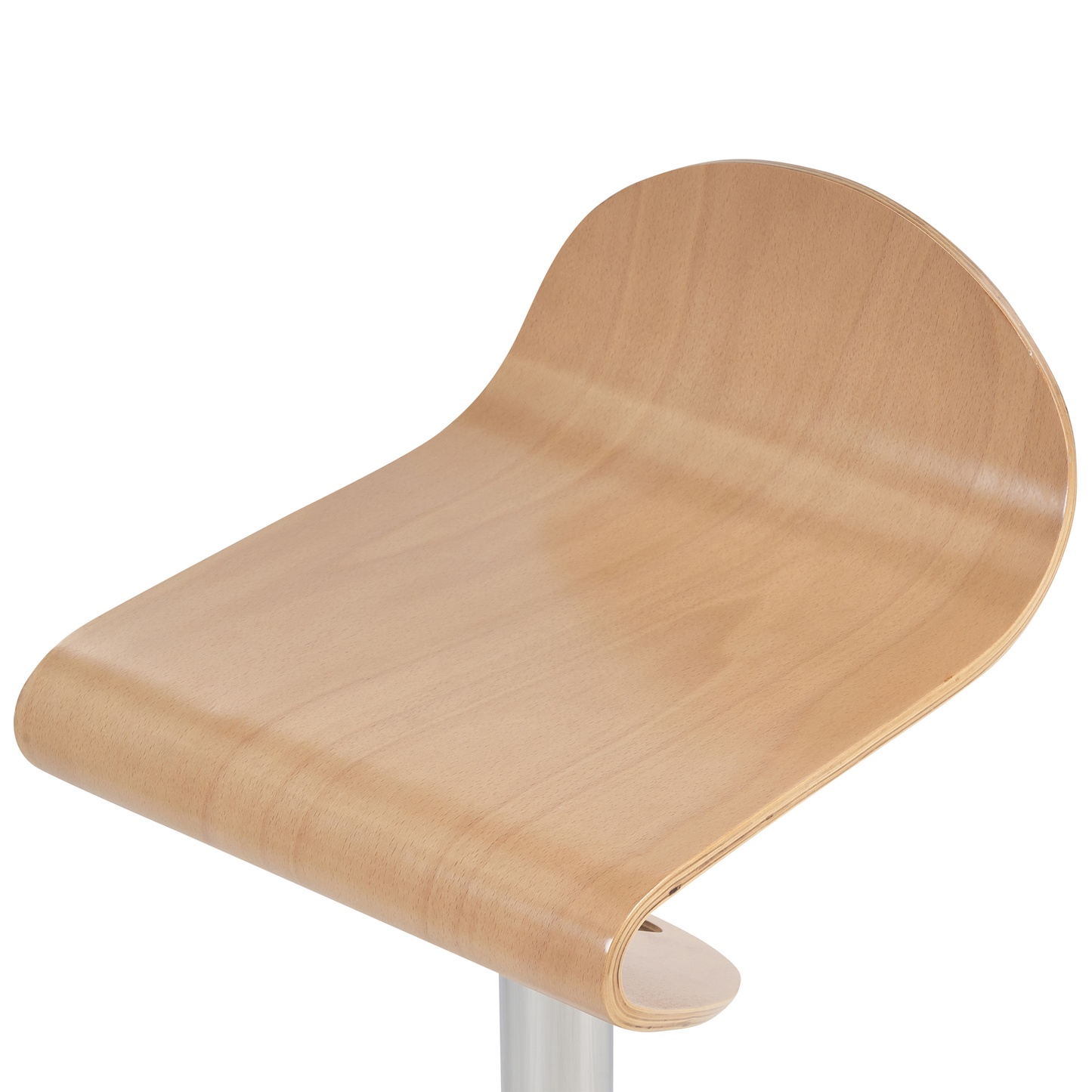 Barhocker 2er Set Heller Holzfarbton LIVERPOOL