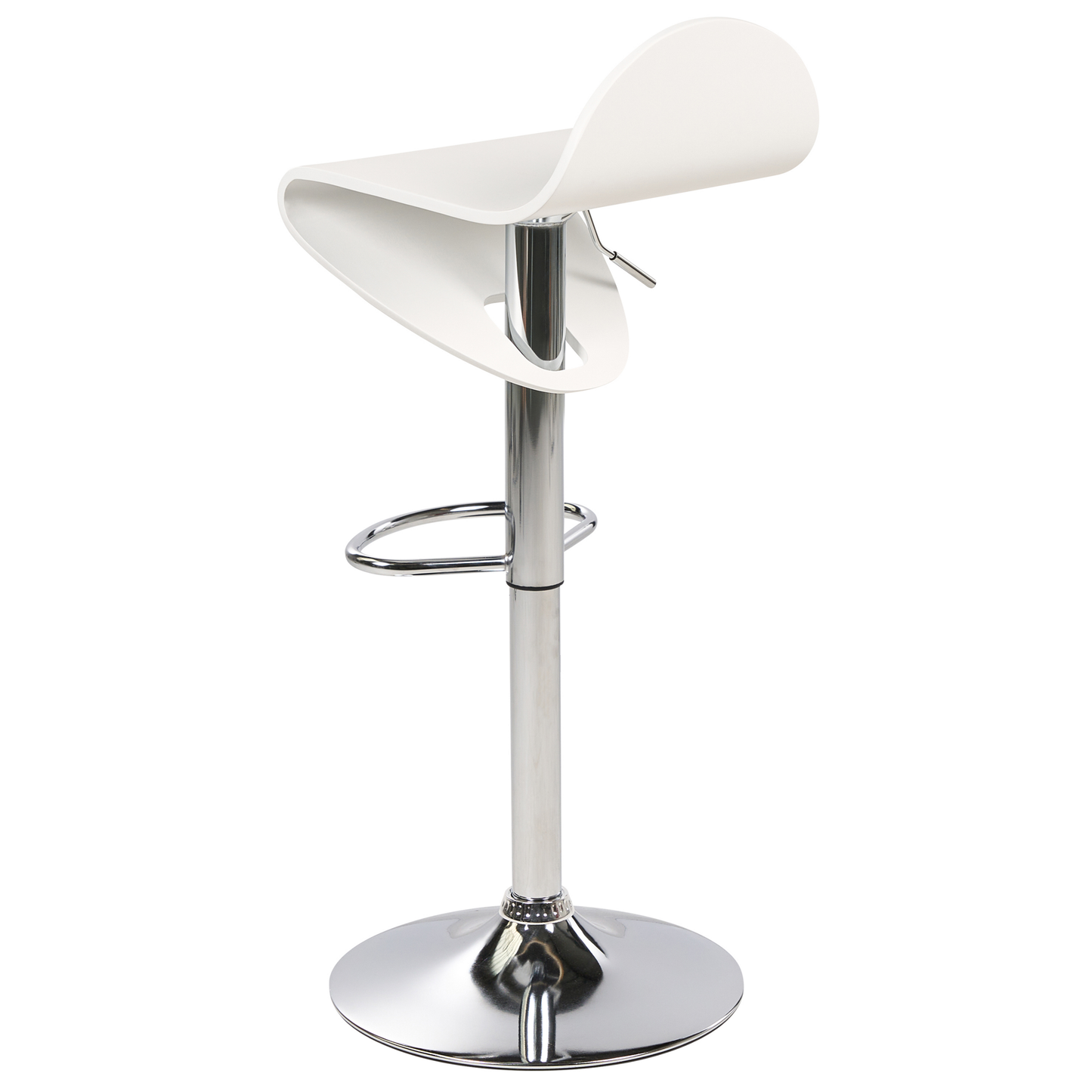 Barhocker weiss höhenverstellbar 2er Set LIVERPOOL