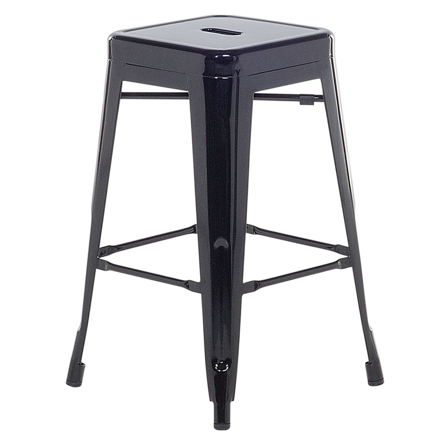 Set mit 2 Barhockern CABRILLO Metall Schwarz