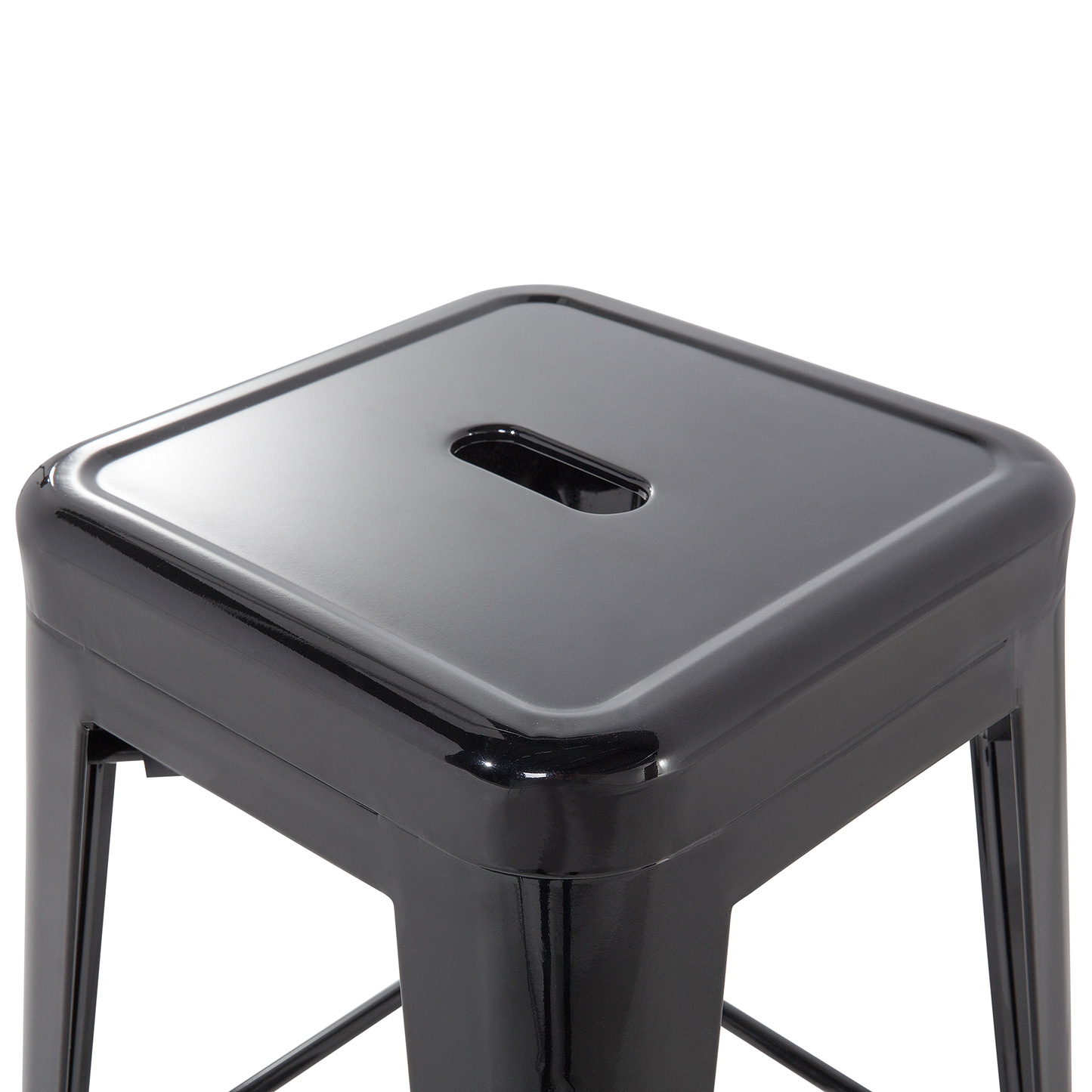 Set mit 2 Barhockern CABRILLO Metall Schwarz