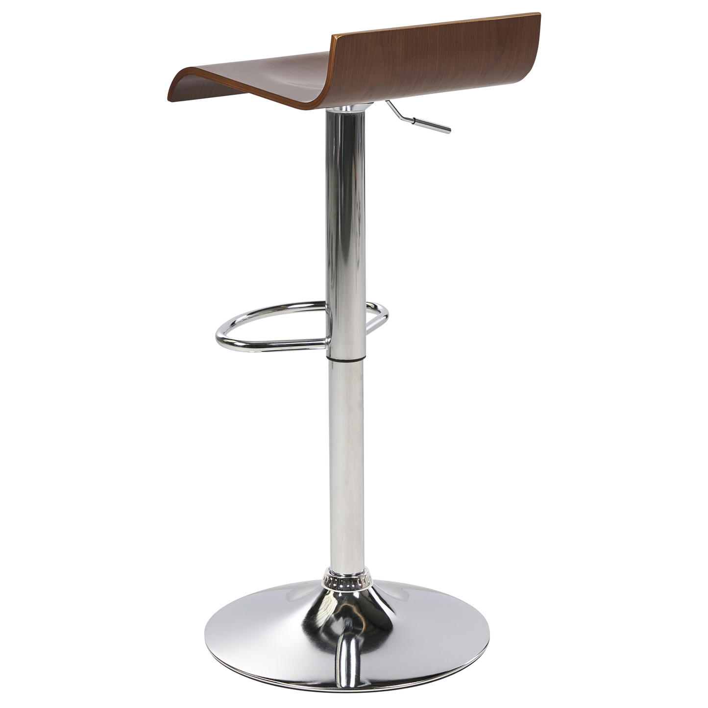 Barhocker 2er Set Dunkler Holzfarbton VALENCIA