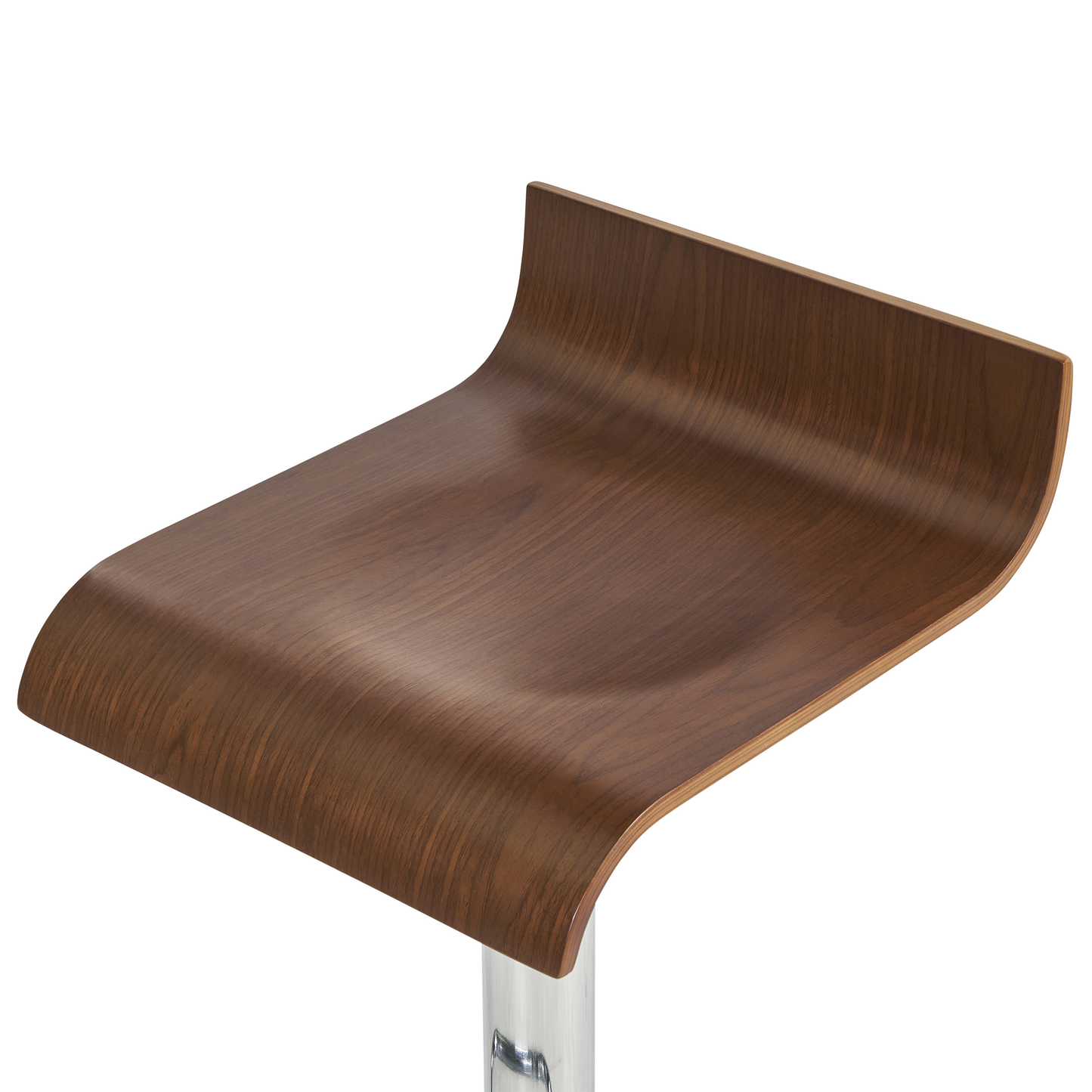 Barhocker 2er Set Dunkler Holzfarbton VALENCIA