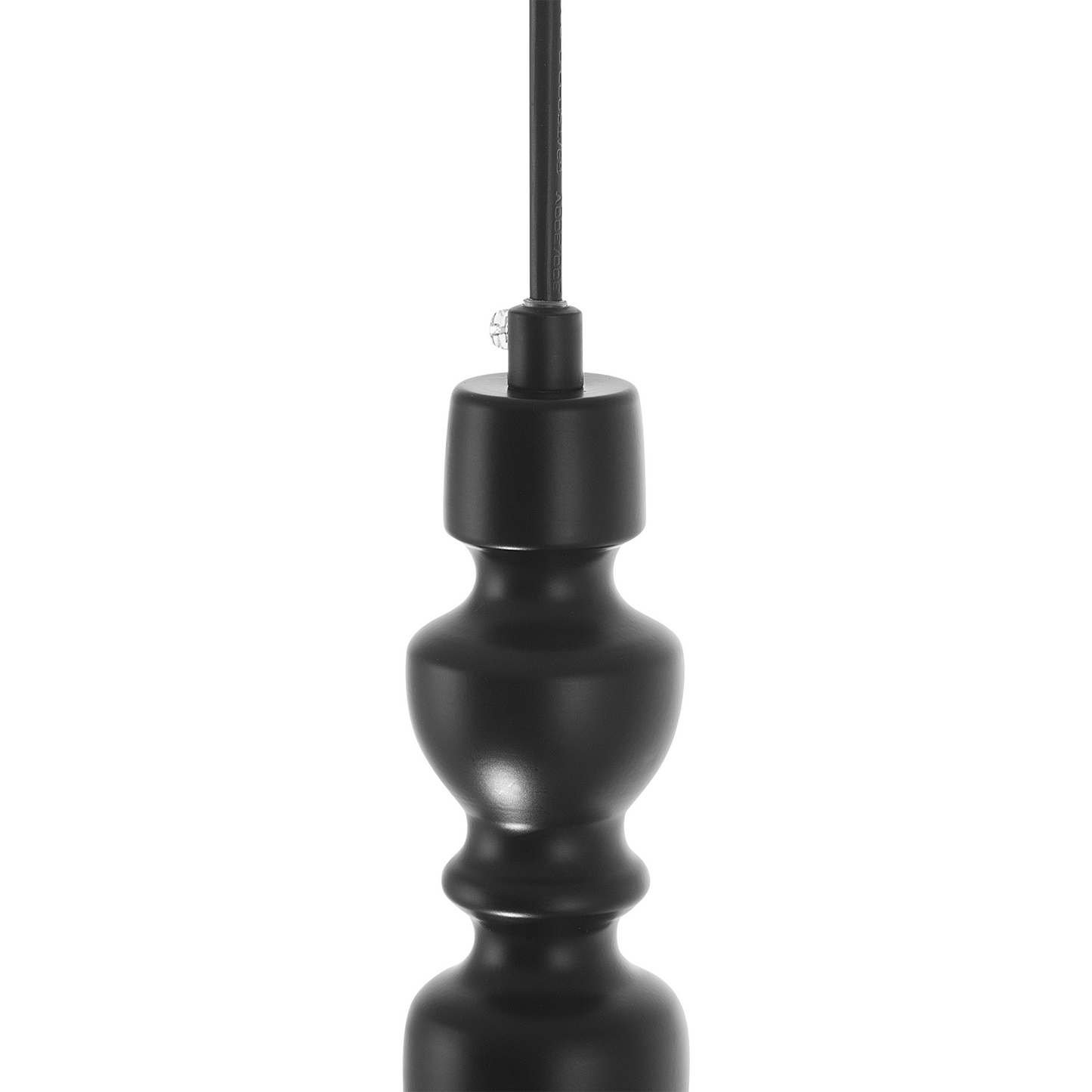 Hängelampe schwarz Glockenform DRIVA